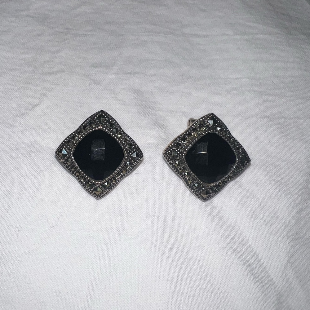 Judith Jack Clip On Earrings